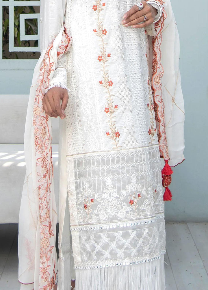 Insiya Clothing Embroidered Lawn Suits Unstitched 3 Piece INS23E 08 SUKOON - Eid Collection