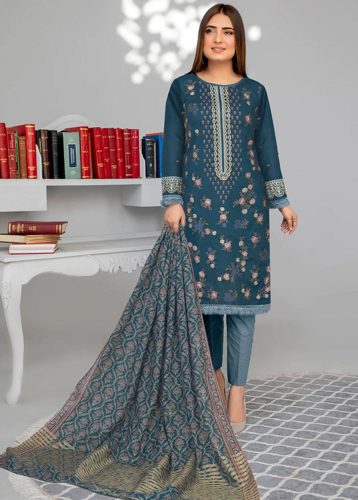 Insiya Clothing Embroidered Lawn Suits Unstitched 3 Piece INS23ME 08 - Eid Collection