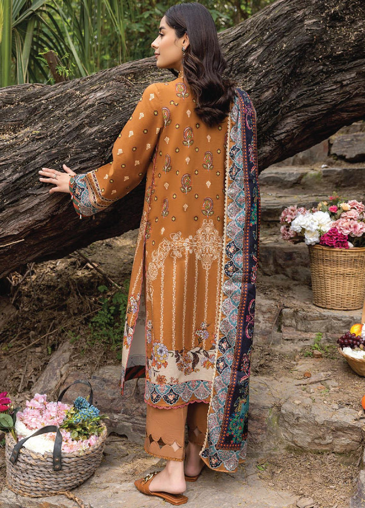 Iris By Humdum Embroidered Lawn Suits Unstitched 3 Piece HD23I D-01 - Summer Collection