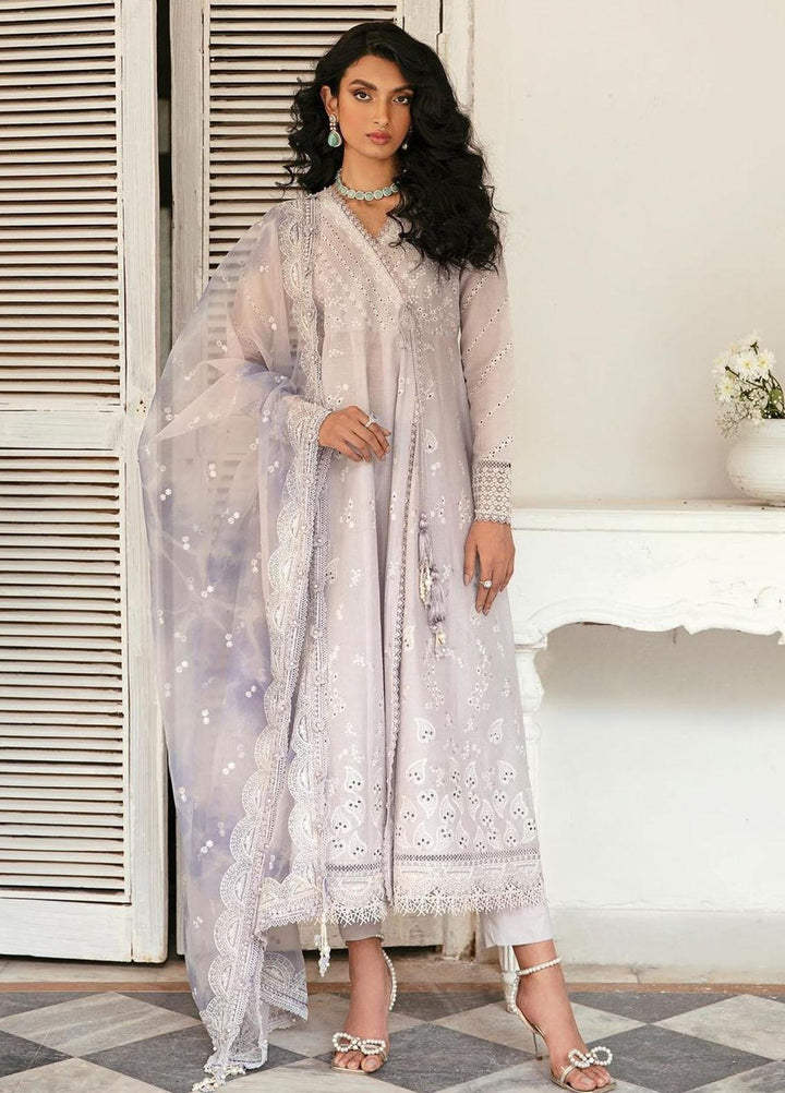 Iris By Jazmin Embroidered Lawn Suits Unstitched 3 Piece JZ23IL D-01 Linnea - Eid Collection