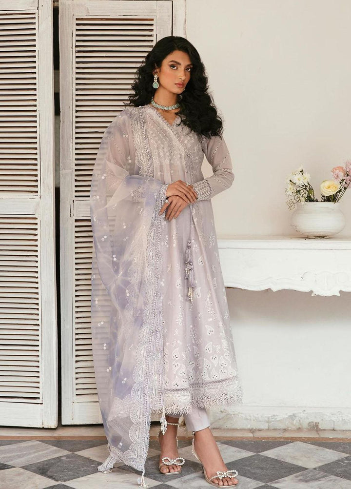 Iris By Jazmin Embroidered Lawn Suits Unstitched 3 Piece JZ23IL D-01 Linnea - Eid Collection