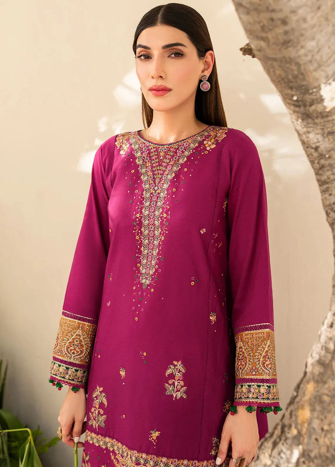 Iris By Jazmin Embroidered Lawn Suits Unstitched 3 Piece JZ24I D10 - Summer Collection