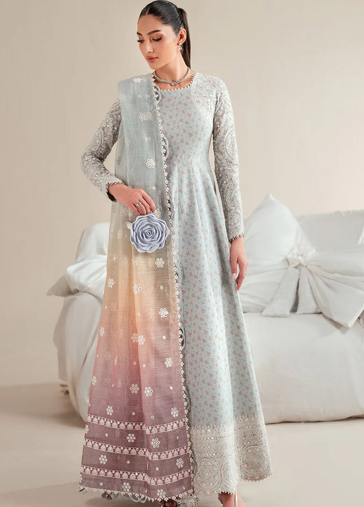 Iris by Jazmin Embroidered Lawn Suits Unstitched 3 Piece JZ25IL D-04 - Summer Collection