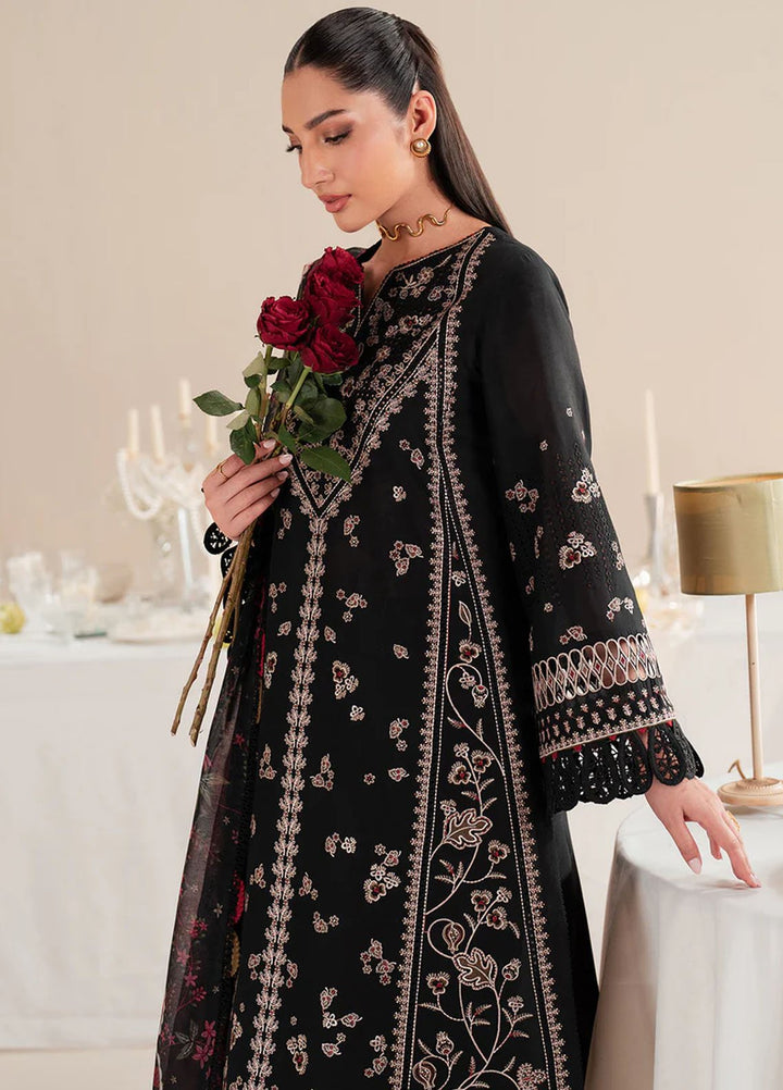 Iris by Jazmin Embroidered Lawn Suits Unstitched 3 Piece JZ25IL D-07 - Summer Collection