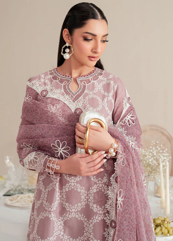 Iris by Jazmin Embroidered Lawn Suits Unstitched 3 Piece JZ25IL D-10 - Summer Collection