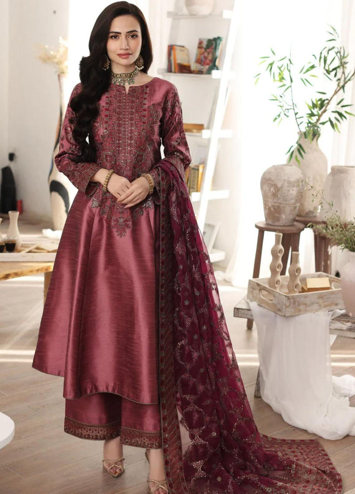 Ishq Aatish By Mohagni Embroidered Raw Silk Suits Unstitched 3 Piece MG23IA MGS-07 Resham  - Luxury Collection