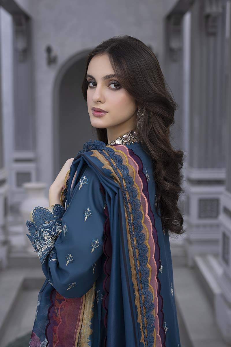 Husn E Adaa by Maham Sultan Unstitched Embroidered Lawn 3 Piece Suit MS26UHA Ishqiya - Lawn Collection