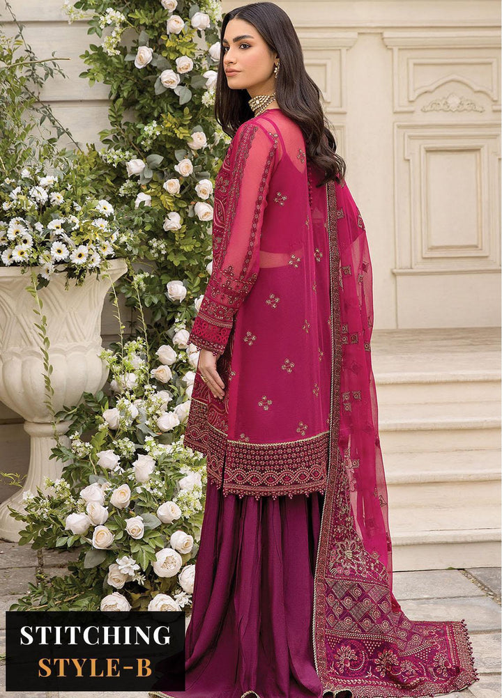 Ishya By Xenia Formals Embroidered Chiffon Suits Unstitched 3 Piece XE23I Fabeha - Luxury Collection