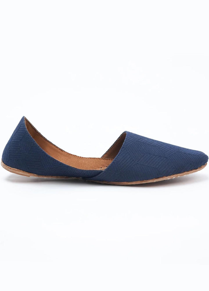 Istor Embroidered   Khussa IST-139-KW-NAVY