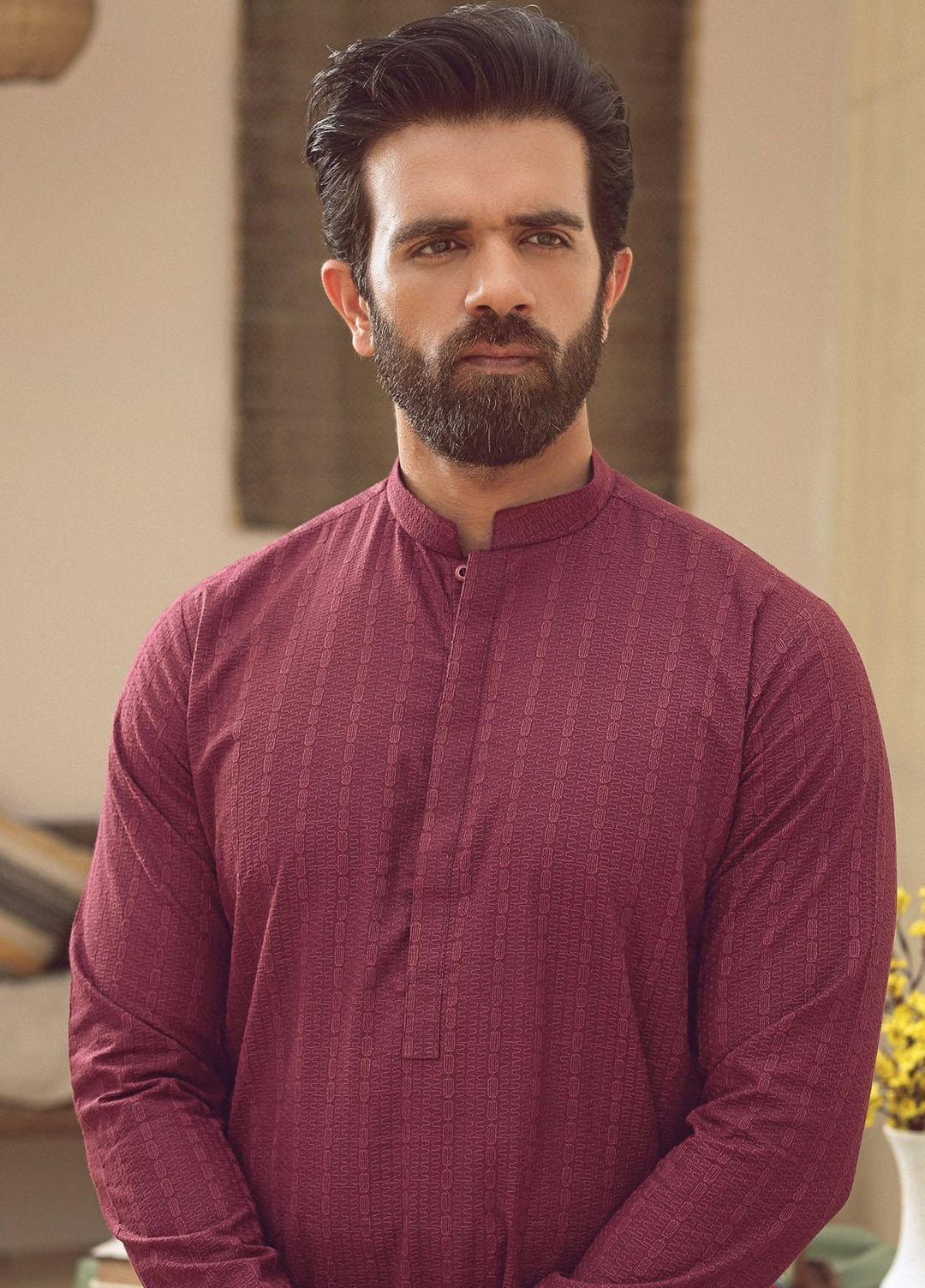 Istor Cotton Formal Kurta for Men -  BROWN IST-85