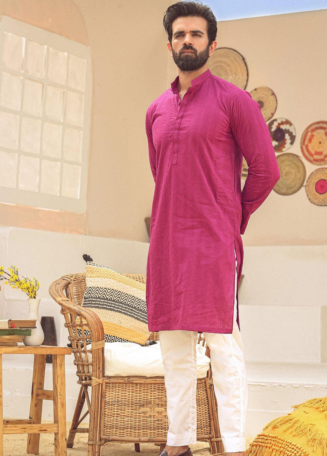 Istor Cotton Formal Kurta for Men -  MARJANDA IST-89