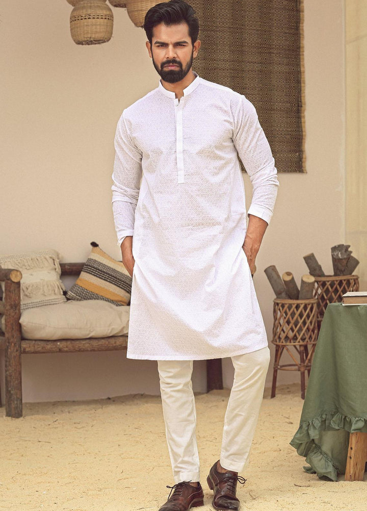Istor Cotton Formal Kurta for Men -  WHITE IST-70