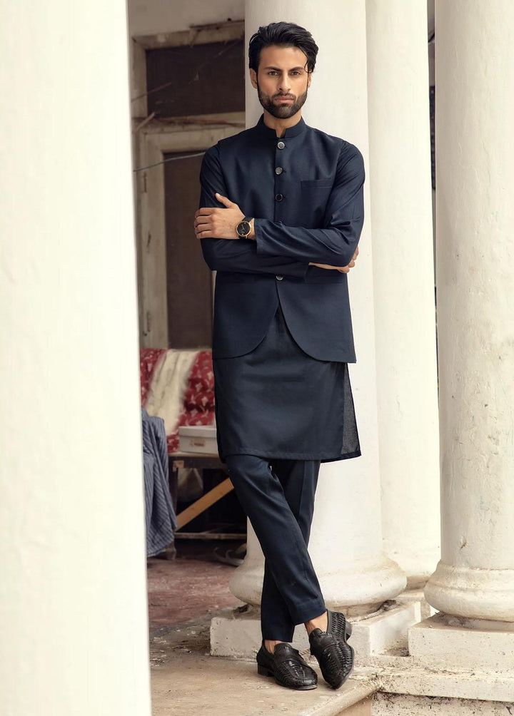 Istor Wool Formal Men Waistcoat -  IST-72-Navy