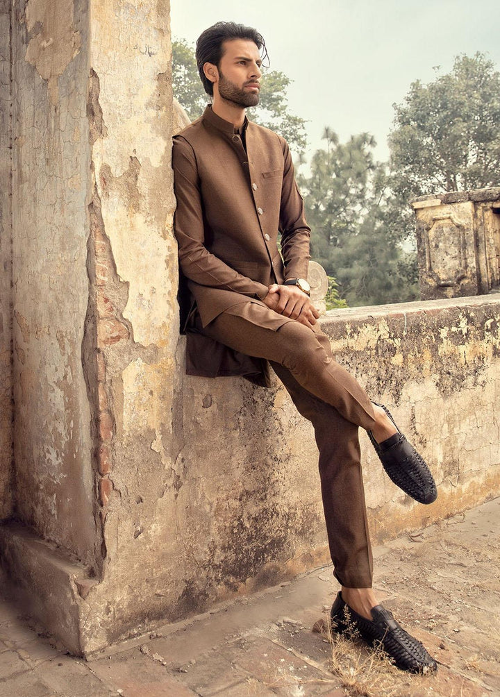 Istor Wool Formal Waistcoat for Men -  IST-73-Camel