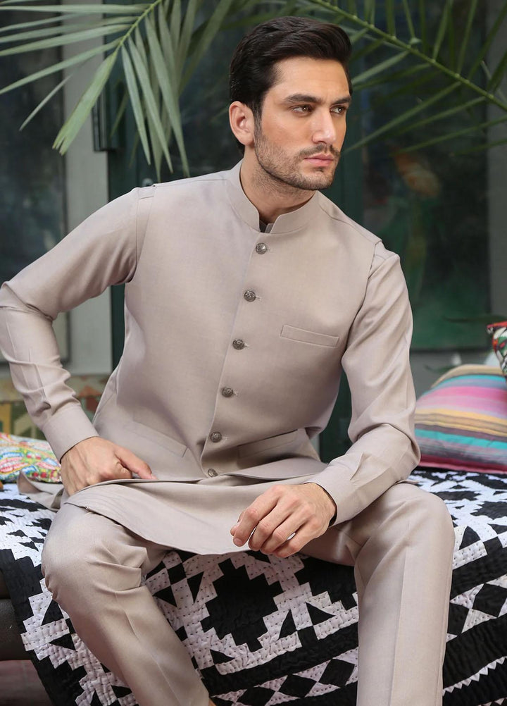 Istor Wash N Wear Formal Men Waistcoat -  PARAMOUNT SAND IST-152
