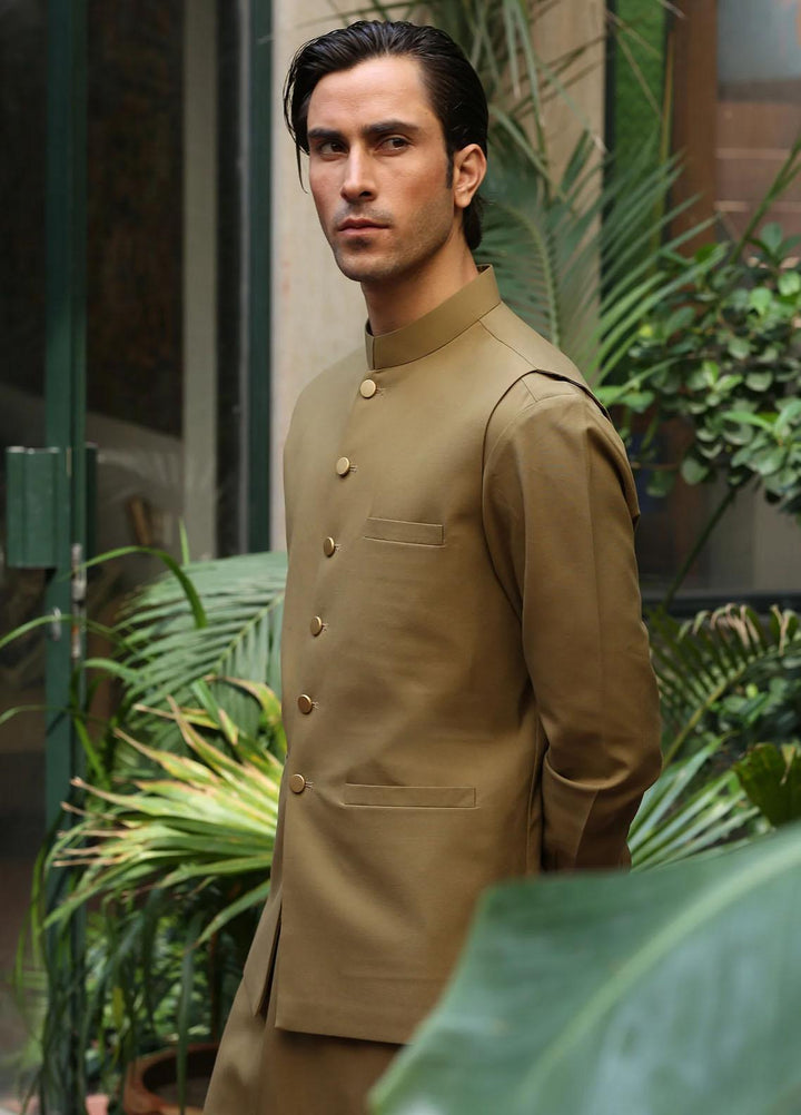 Istor Wash N Wear Formal Waistcoat for Men -  SUPREME CAMEL IST-146
