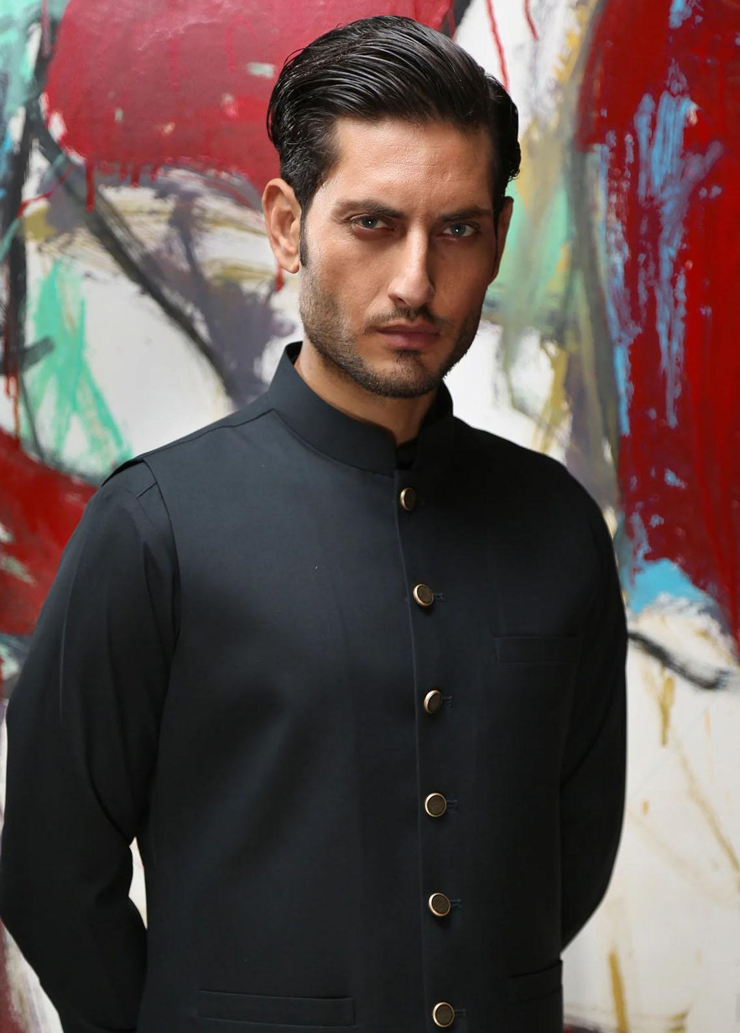 Istor Wash N Wear Formal Men Waistcoat -  SUPREME DARK GREY IST-147