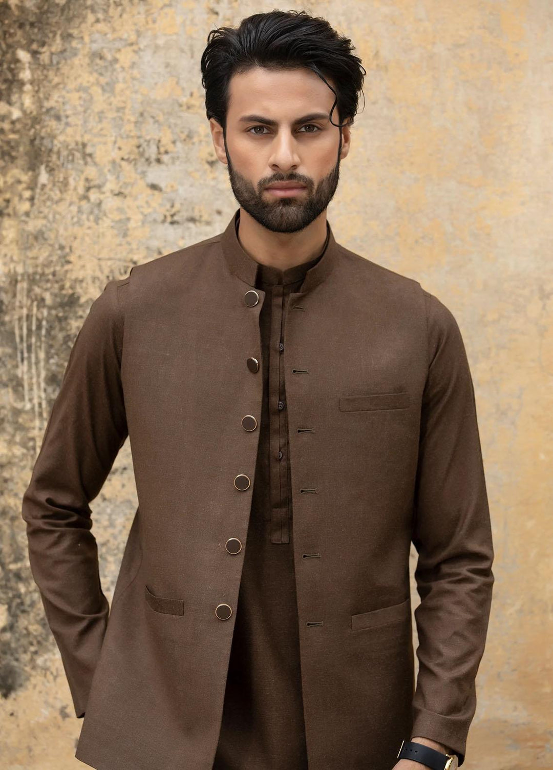 Istor Wash N Wear Formal Kurta Trouser for Men -  MARKHOR CAMEL IST-51