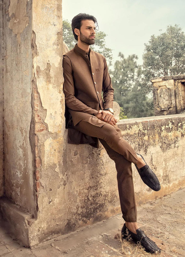 Istor Wash N Wear Formal Kurta Trouser for Men -  MARKHOR CAMEL IST-51
