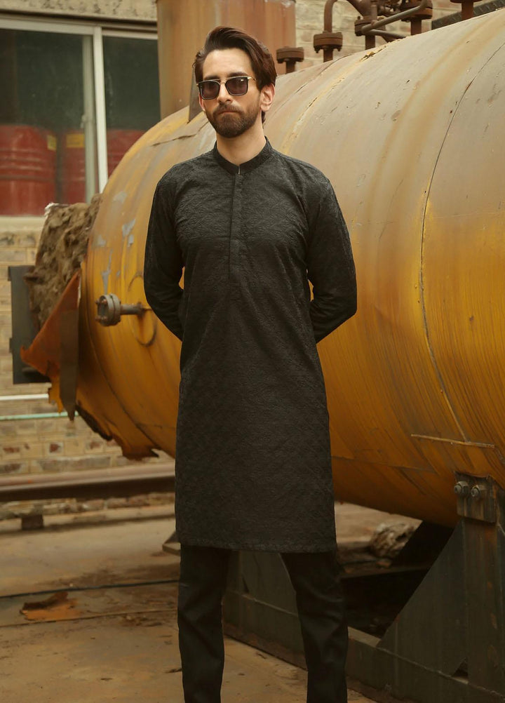 Istor Cotton Formal Kurta for Men -  IST-44-BLACK