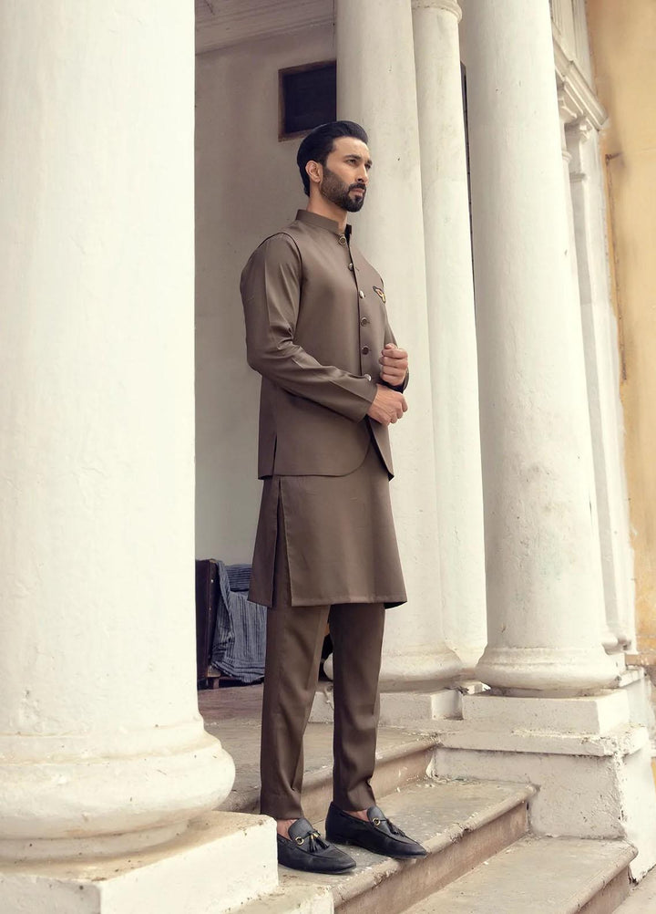 Istor Cotton Formal Kurta Trouser for Men -  CARDOBA CAMEL IST-54