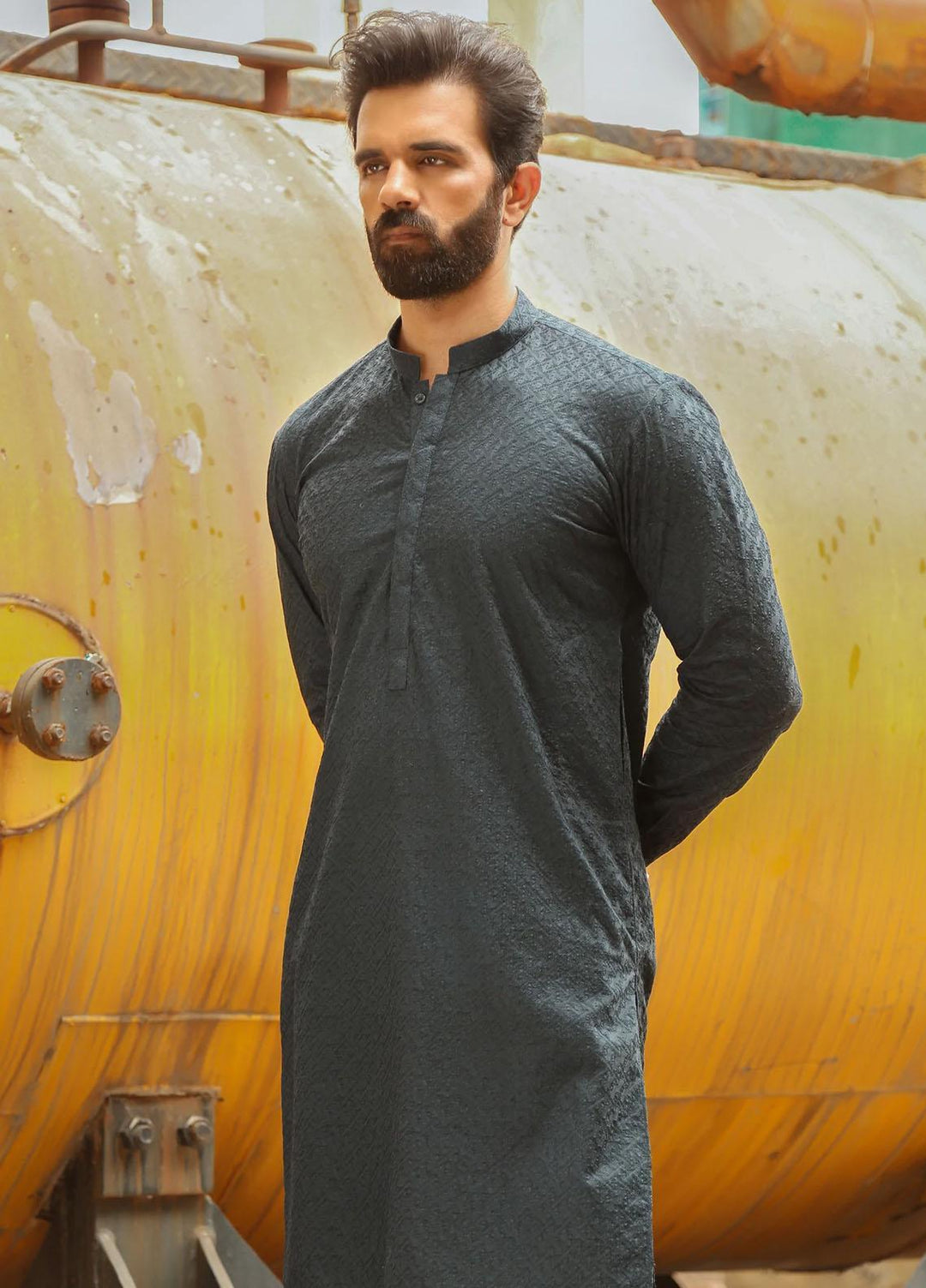 Istor Cotton Formal Kurta for Men -  IST-45-NAVY