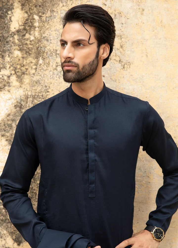 Istor Cotton Formal Kurta Trouser for Men -  CARDOBA NAVY IST-56
