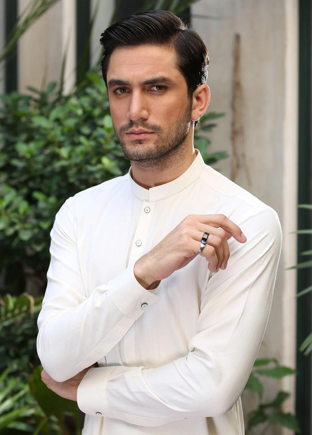 Istor Wash N Wear Formal Men Kurta Pajama -  MARVELOUS BUTTER CREAM IST-142