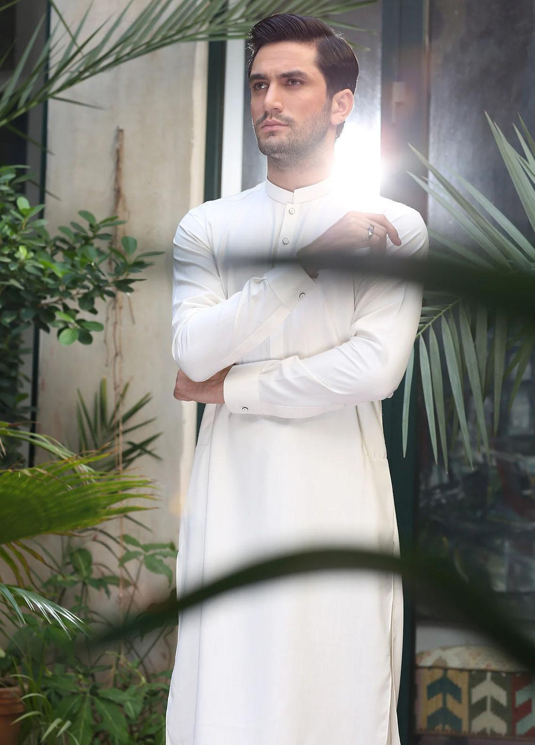 Istor Wash N Wear Formal Men Kurta Pajama -  MARVELOUS BUTTER CREAM IST-142
