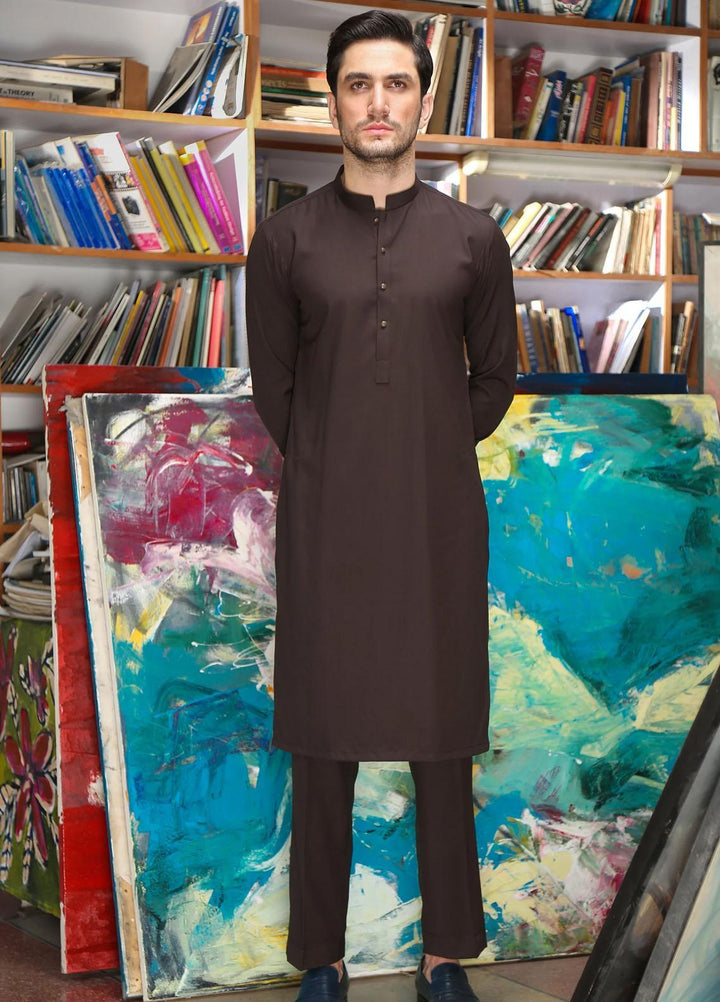 Istor Wash N Wear Formal Kurta Pajama for Men -  MARVELOUS CHOCOLATE IST-142