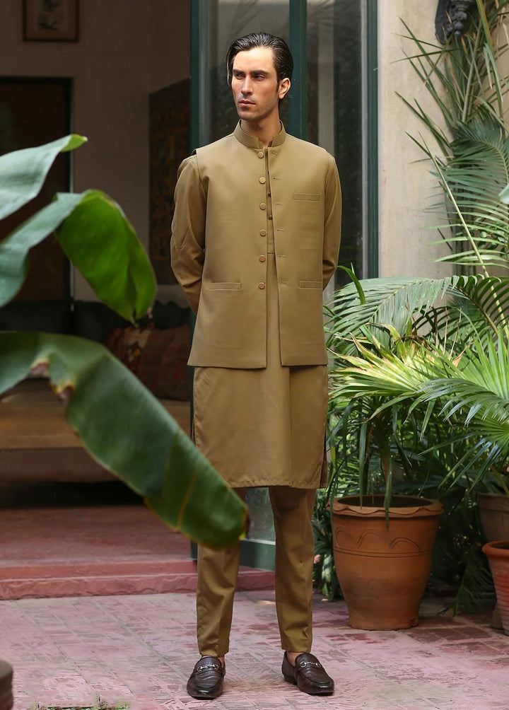 Istor Wash N Wear Formal Kurta Pajama for Men -  SUPREME CAMEL IST-141