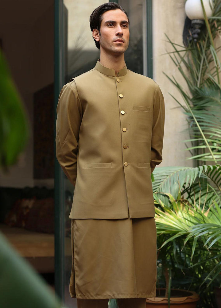 Istor Wash N Wear Formal Kurta Pajama for Men -  SUPREME CAMEL IST-141