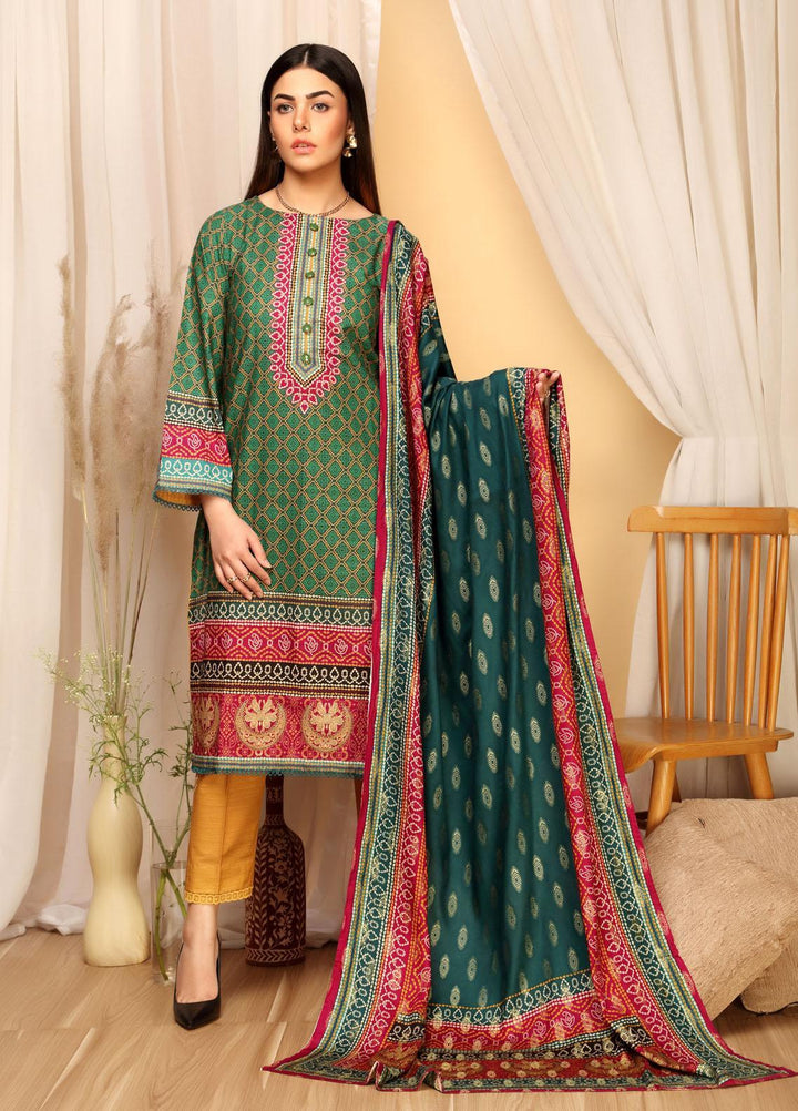 Ittehad Textiles Printed Khaddar Suits Unstitched 3 Piece IT21GK LF-GK-2103A - Winter Collection