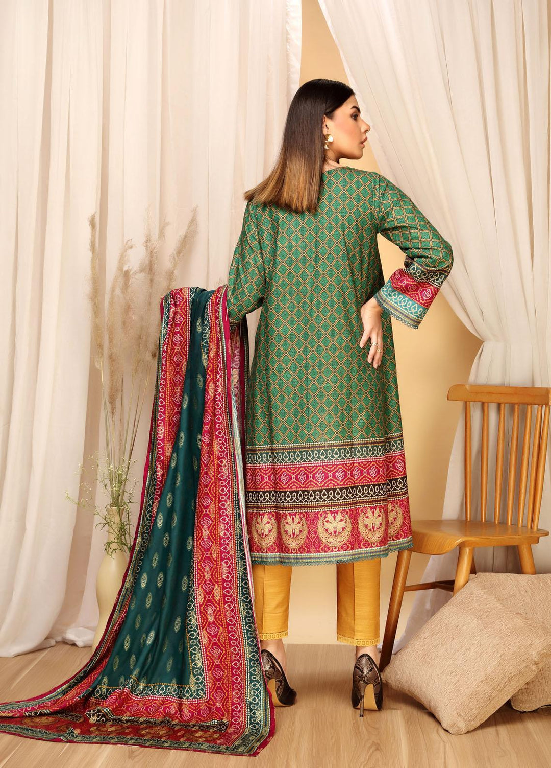 Ittehad Textiles Printed Khaddar Suits Unstitched 3 Piece IT21GK LF-GK-2103A - Winter Collection
