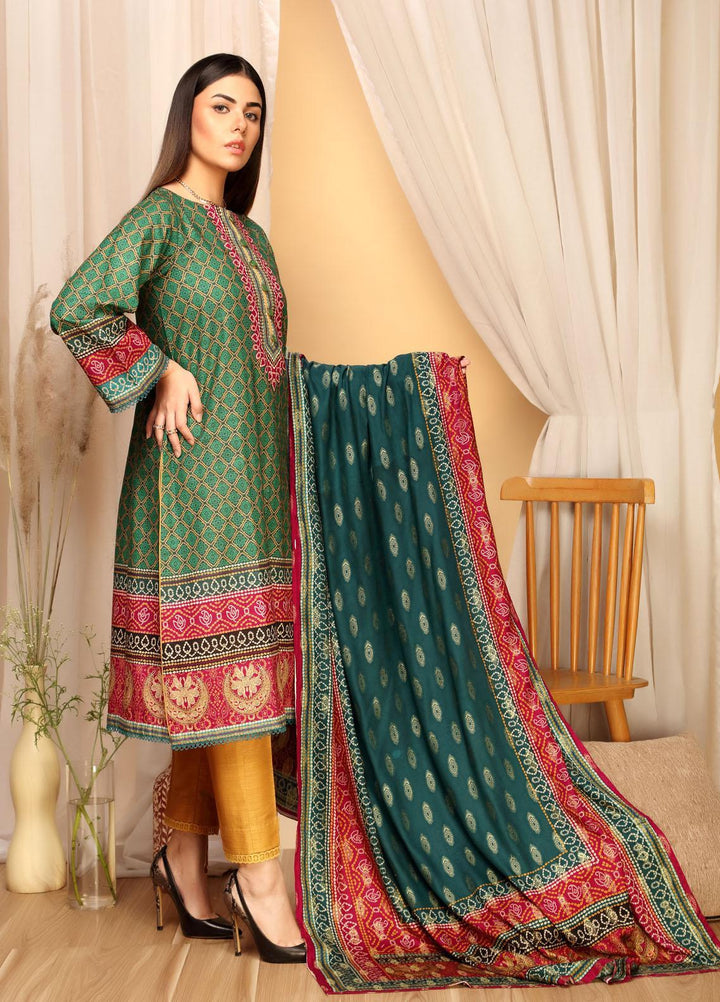 Ittehad Textiles Printed Khaddar Suits Unstitched 3 Piece IT21GK LF-GK-2103A - Winter Collection