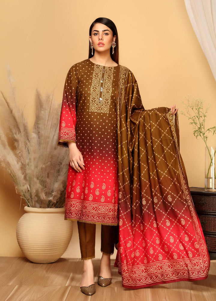 Ittehad Textiles Printed Khaddar Suits Unstitched 3 Piece IT21GK LF-GK-2105A - Winter Collection