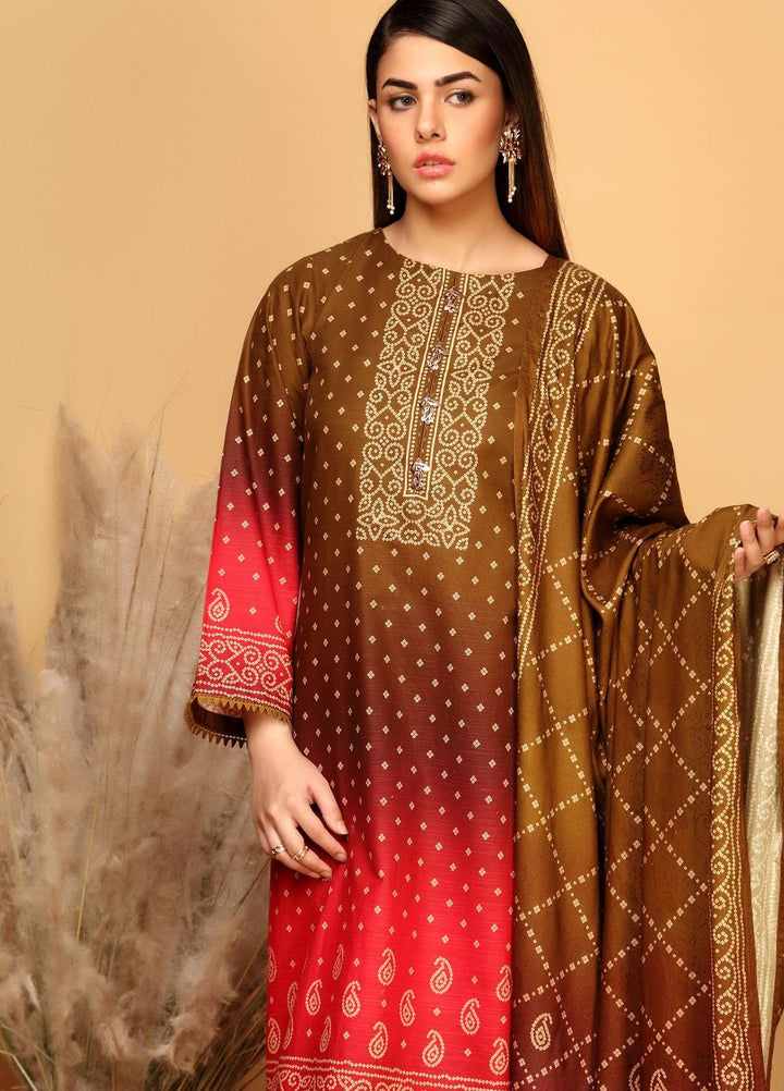 Ittehad Textiles Printed Khaddar Suits Unstitched 3 Piece IT21GK LF-GK-2105A - Winter Collection