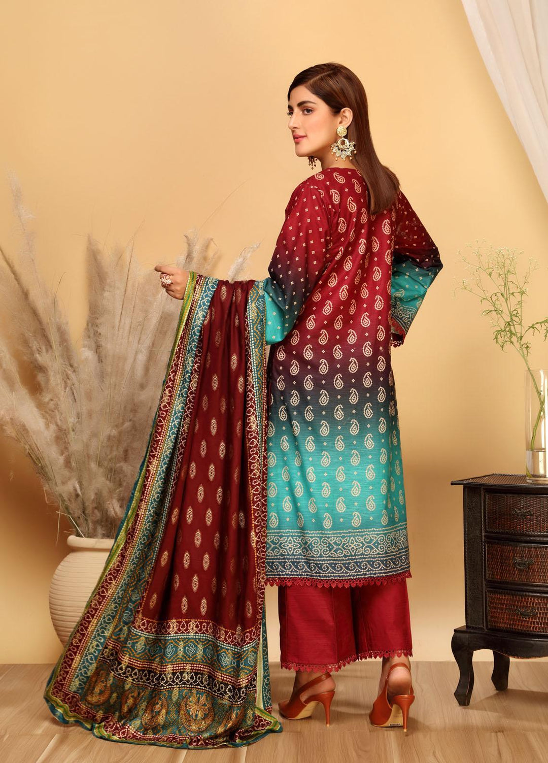 Ittehad Textiles Printed Khaddar Suits Unstitched 3 Piece IT21GK LF-GK-2105B - Winter Collection
