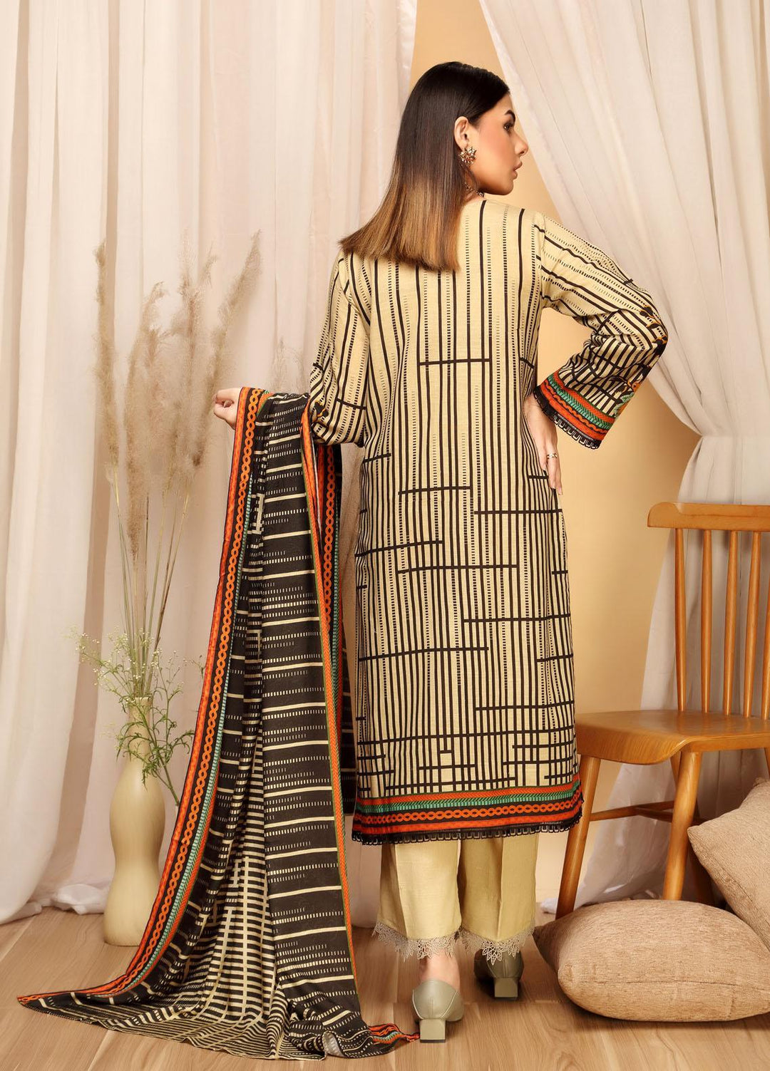 Ittehad Textiles Printed Khaddar Suits Unstitched 3 Piece IT21GK LF-GK-2107B - Winter Collection