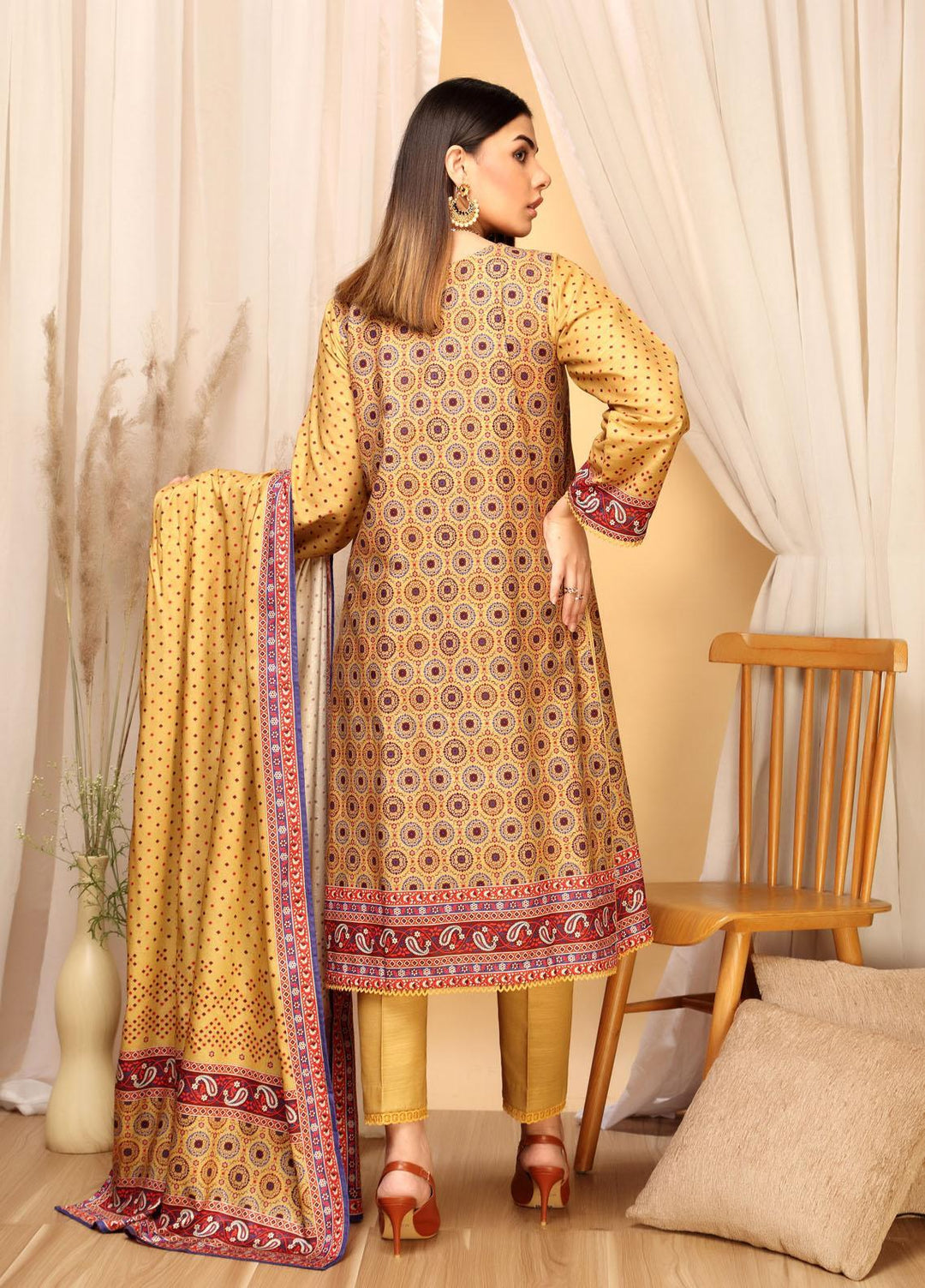 Ittehad Textiles Printed Khaddar Suits Unstitched 3 Piece IT21GK LF-GK-2108A - Winter Collection