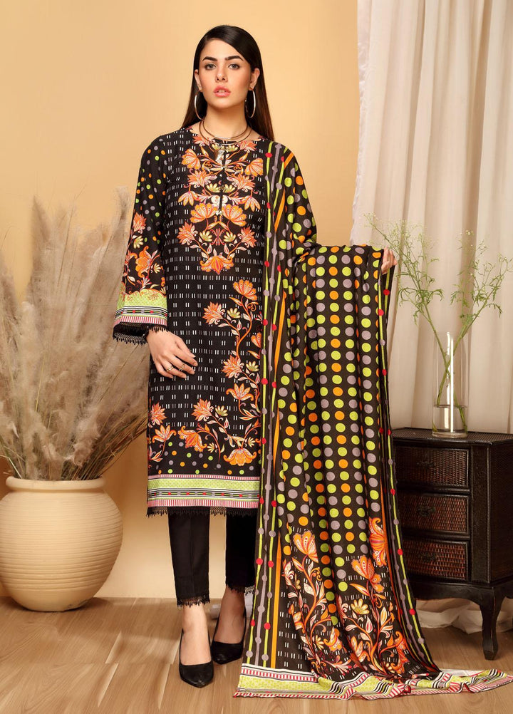 Ittehad Textiles Printed Khaddar Suits Unstitched 3 Piece IT21GK LF-GK-2109A - Winter Collection