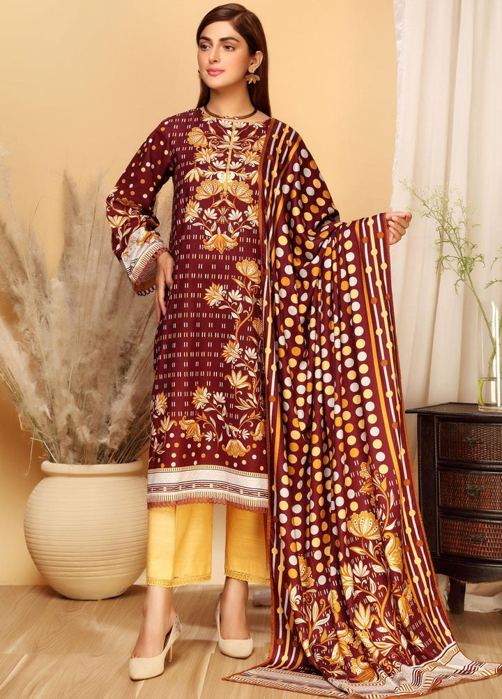 Ittehad Textiles Printed Khaddar Suits Unstitched 3 Piece IT21GK LF-GK-2109B - Winter Collection