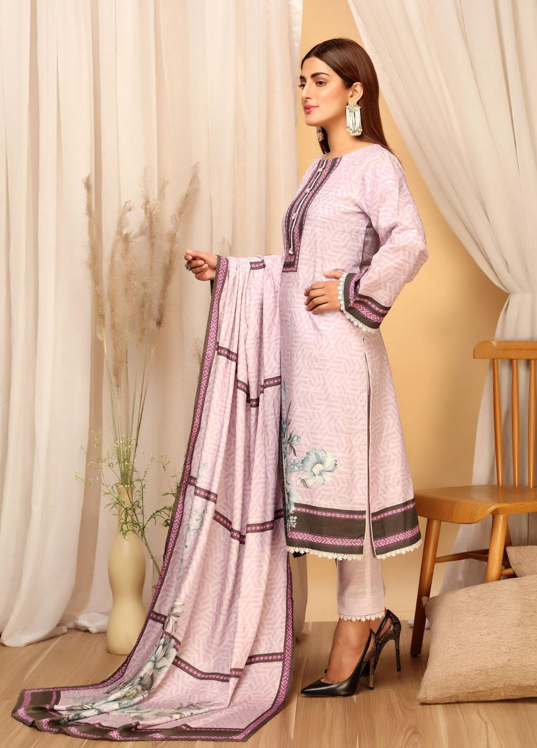 Ittehad Textiles Printed Khaddar Suits Unstitched 3 Piece IT21GK LF-GK-2110B - Winter Collection