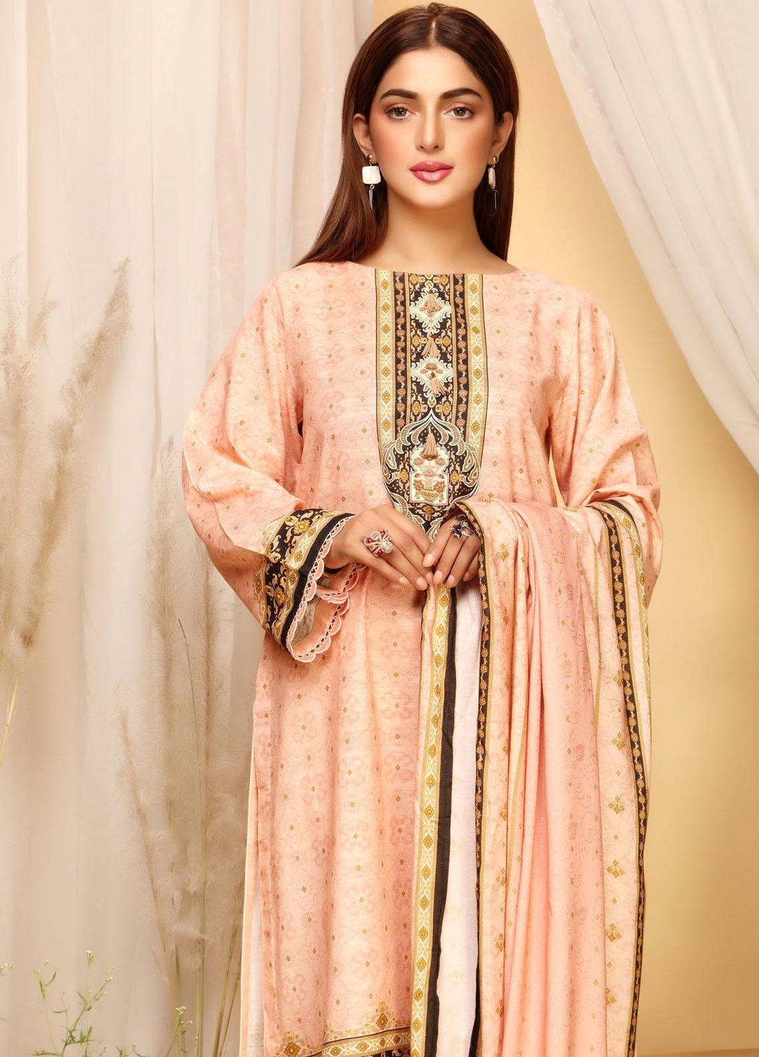 Ittehad Textiles Printed Khaddar Suits Unstitched 3 Piece IT21GK LF-GK-2111A - Winter Collection