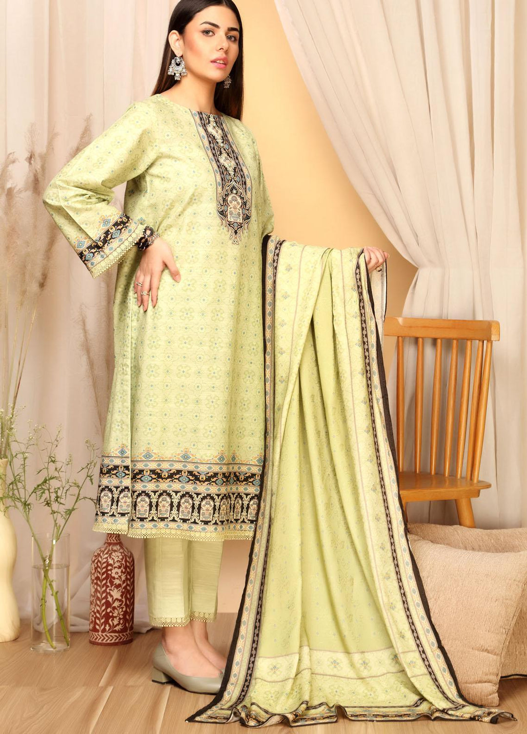 Ittehad Textiles Printed Khaddar Suits Unstitched 3 Piece IT21GK LF-GK-2111B - Winter Collection