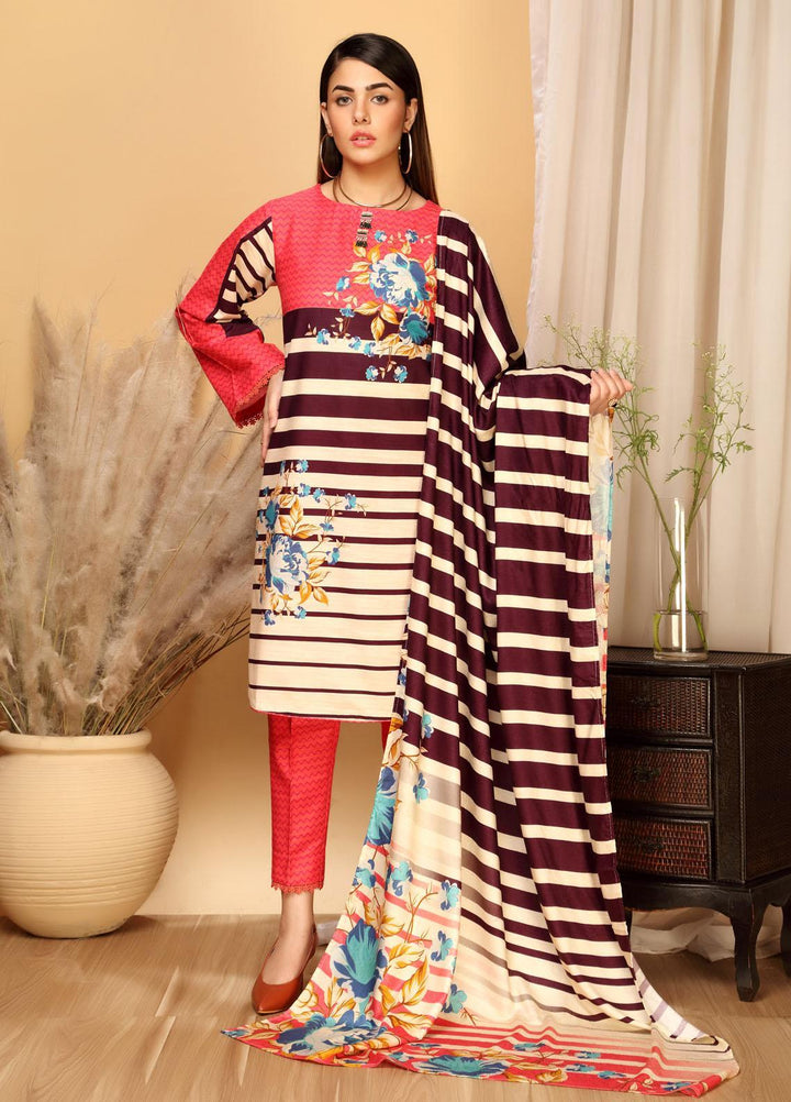 Ittehad Textiles Printed Khaddar Suits Unstitched 3 Piece IT21GK LF-GK-2113A - Winter Collection