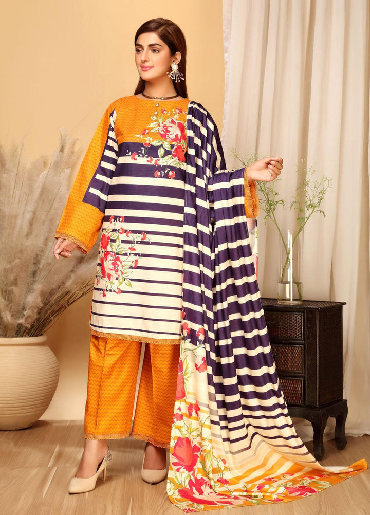 Ittehad Textiles Printed Khaddar Suits Unstitched 3 Piece IT21GK LF-GK-2113B - Winter Collection