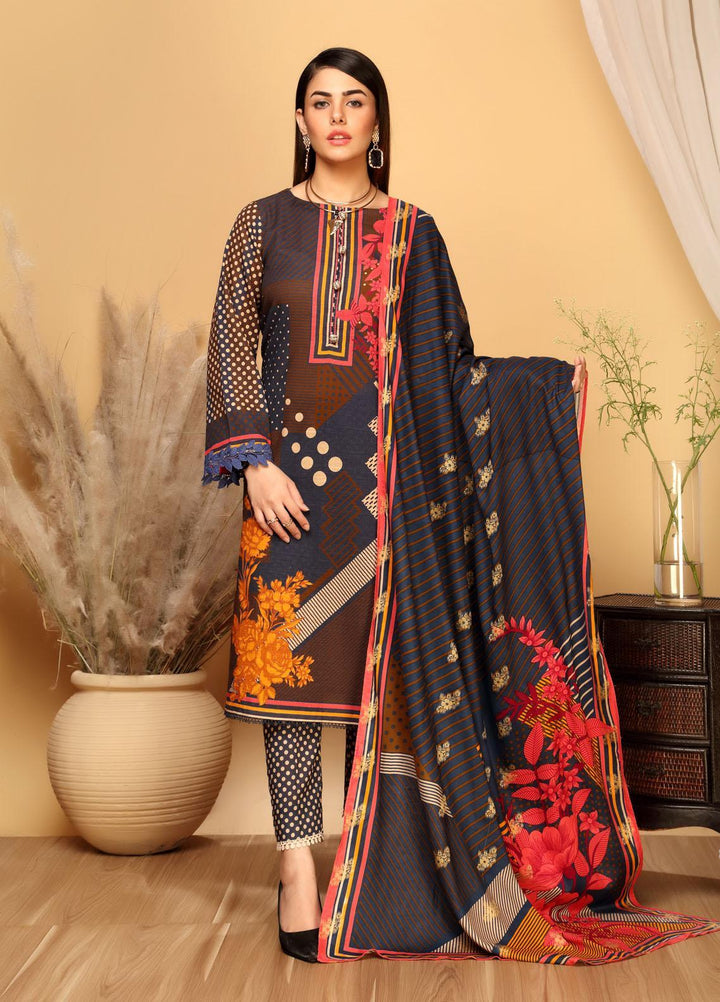 Ittehad Textiles Printed Khaddar Suits Unstitched 3 Piece IT21GK LF-GK-2114A - Winter Collection