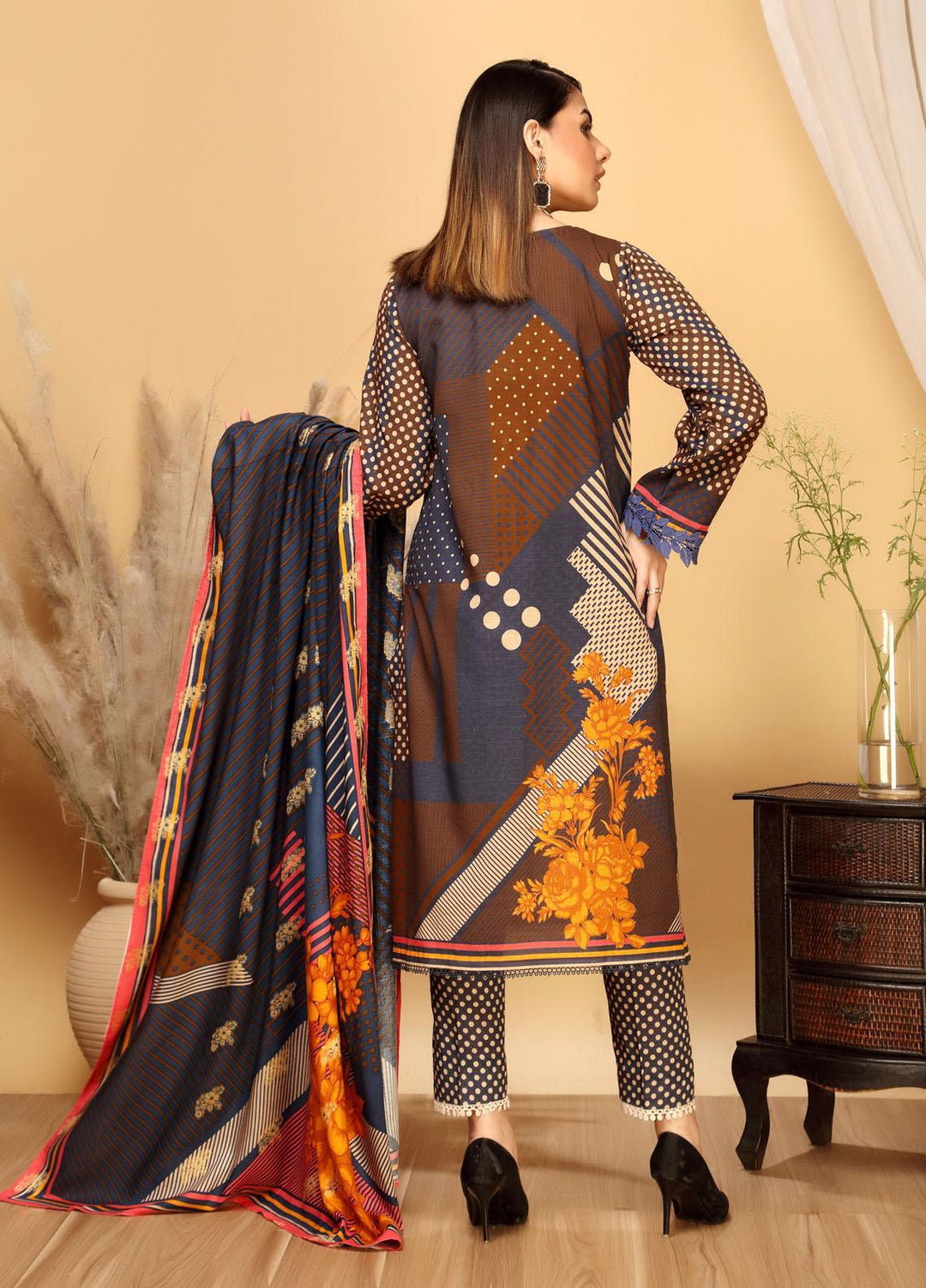 Ittehad Textiles Printed Khaddar Suits Unstitched 3 Piece IT21GK LF-GK-2114A - Winter Collection