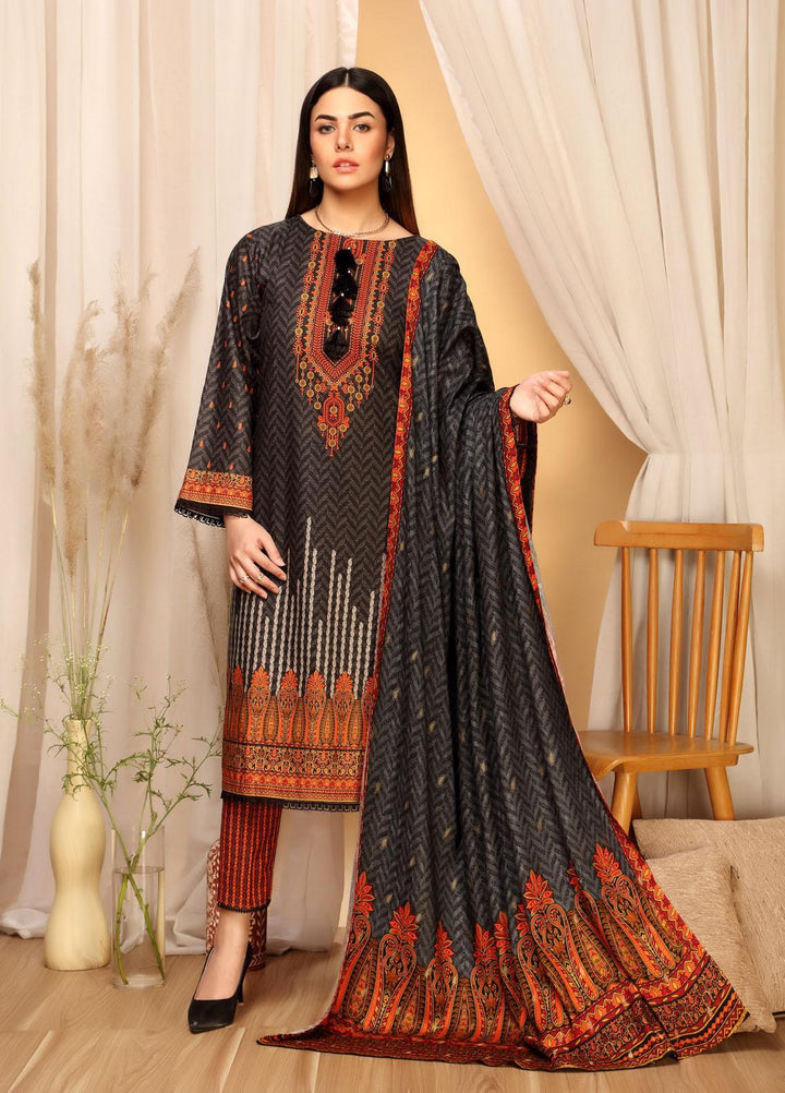 Ittehad Textiles Printed Khaddar Suits Unstitched 3 Piece IT21GK LF-GK-2115A - Winter Collection